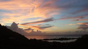 Sunset from Luxury Villa in Antigua