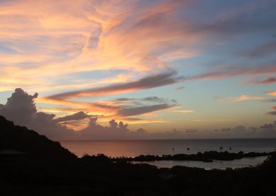 Sunset from Luxury Villa in Antigua